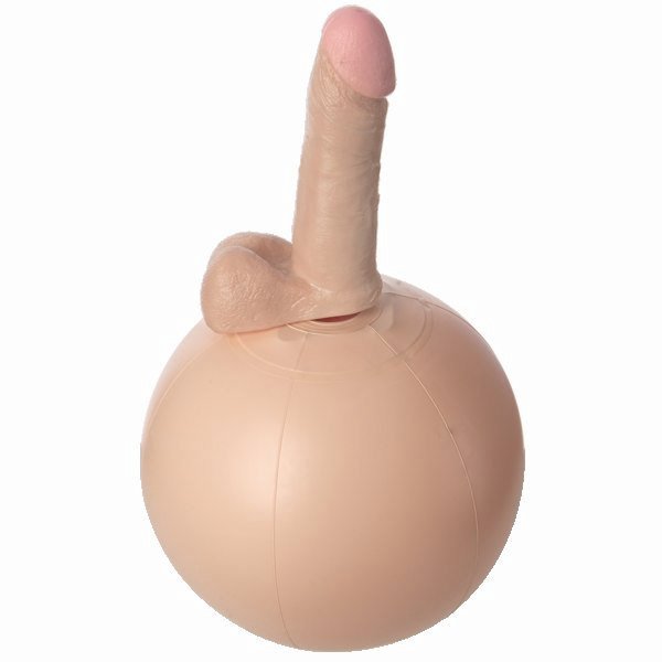 Vac-U-Lock EZ Rider Ball with 6 inch Real Cock