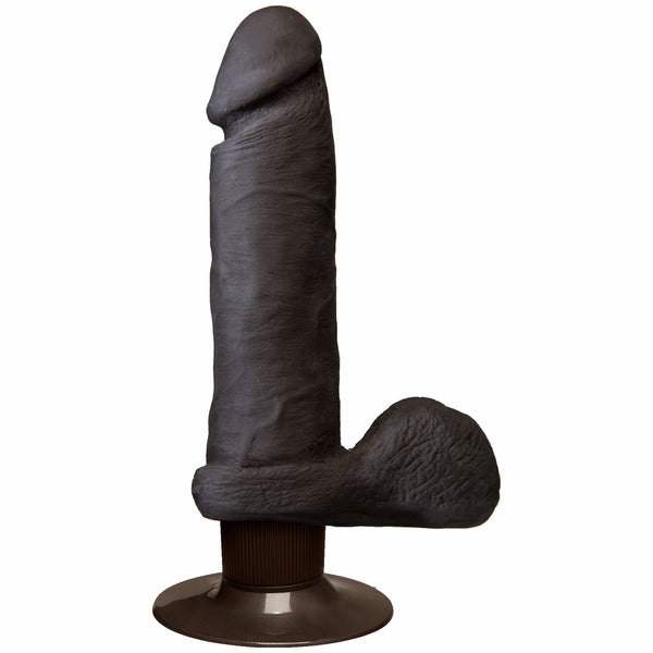 Realistic Cock - UR3 Ultraskyn Vibrating 6 inch Black