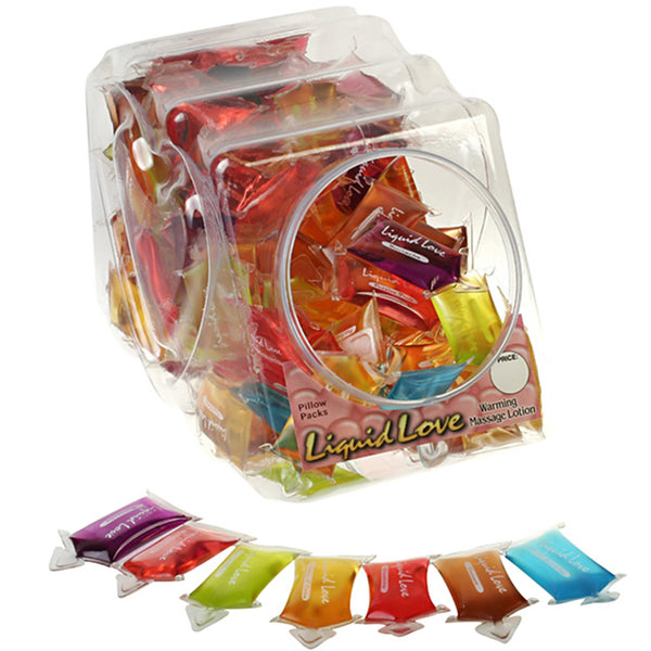 Pipe Dreams Liquid Love Warming Massage Lotion Assorted Pillow Packs
