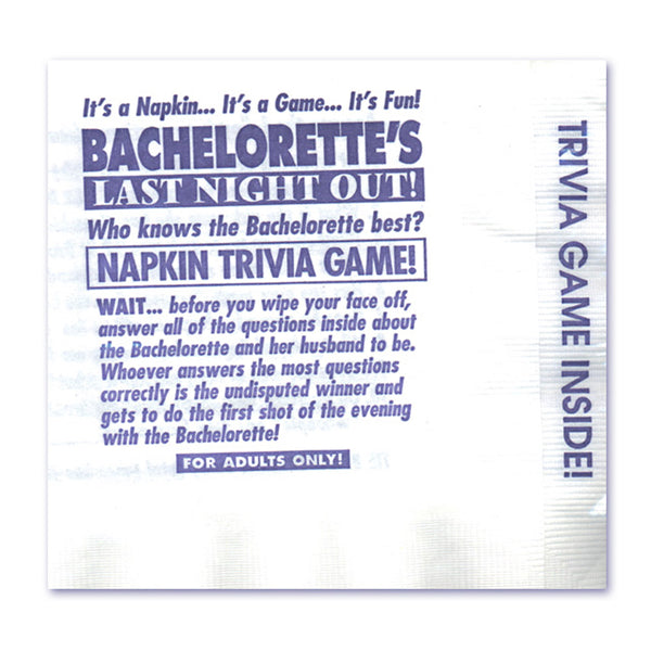 Bachelorette Napkin Trivia Game (25)