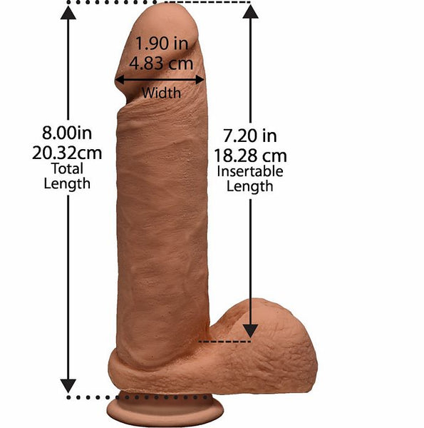 The D The Perfect D 8 Inch Caramel