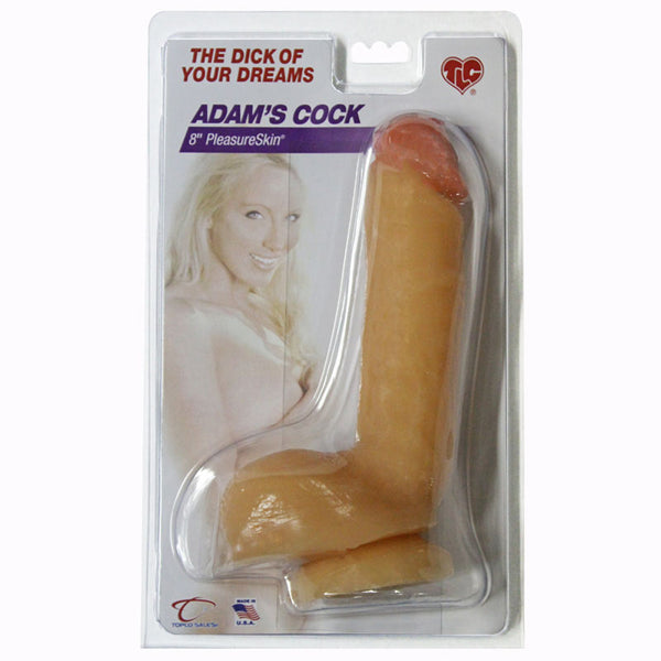 Topco Adams Pleasure Skin 8 Inch Cock Natural