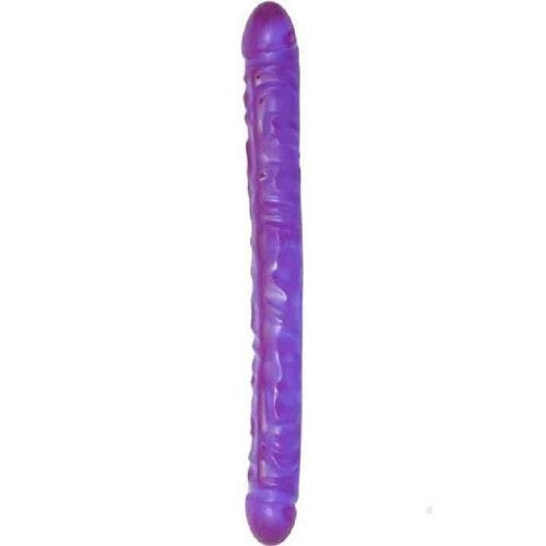 Crystal Jellies 18 inch Double Dong - Purple