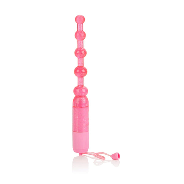 California Exotic Waterproof Vibrating Pleasure Beads - Pink
