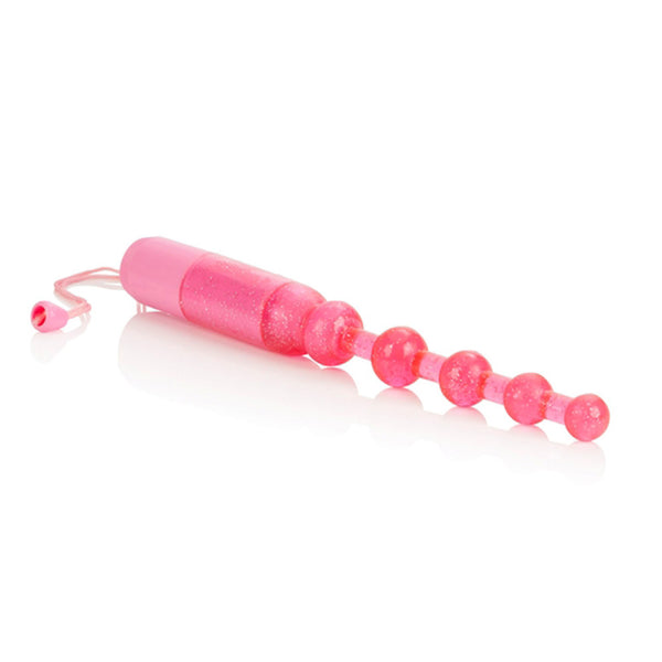 California Exotic Waterproof Vibrating Pleasure Beads - Pink