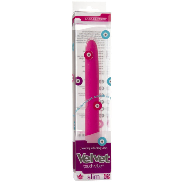 Doc Johnson Velvet Touch Vibe 7 inch Magenta