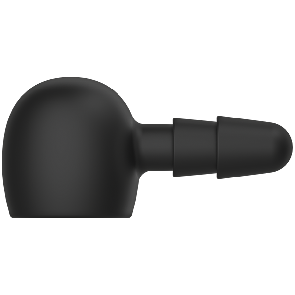 Kink Silicone Wand Vac-U-Lock Attch. - Black
