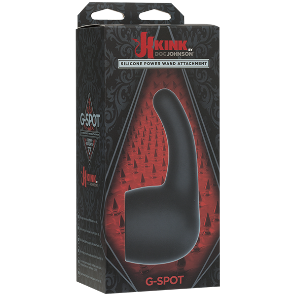 Kink Silicone Wand G-Spot Attch. - Black