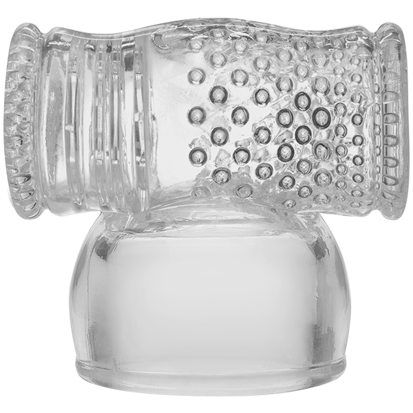Kink Wand Cock Stroker Attach. - Clear