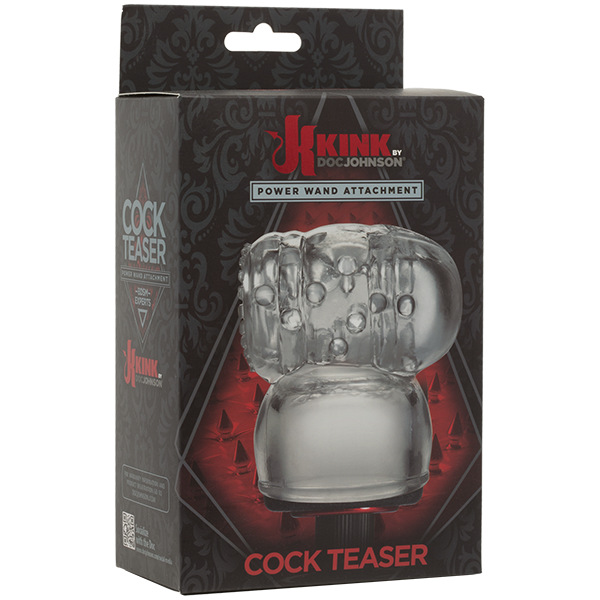 Kink Wand Cock Teaser Attch.  - Clear