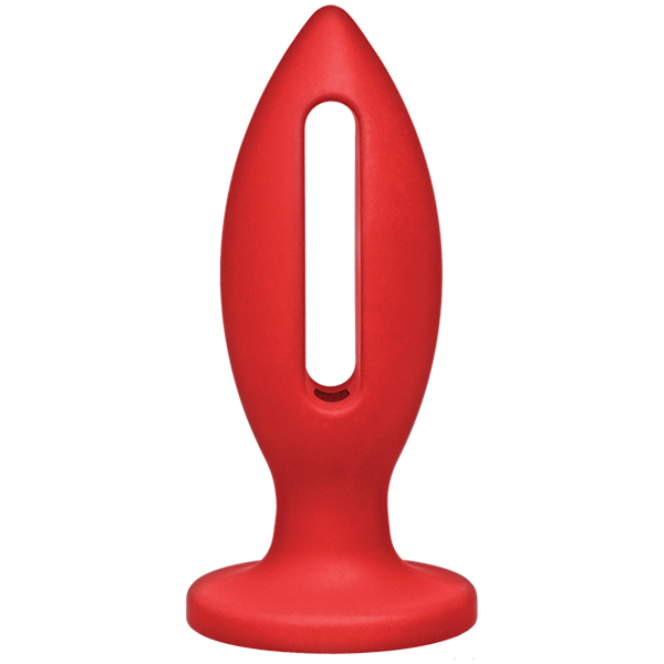 Kink Wet Works 4 inch Silicone Lube Luge Plug - Red