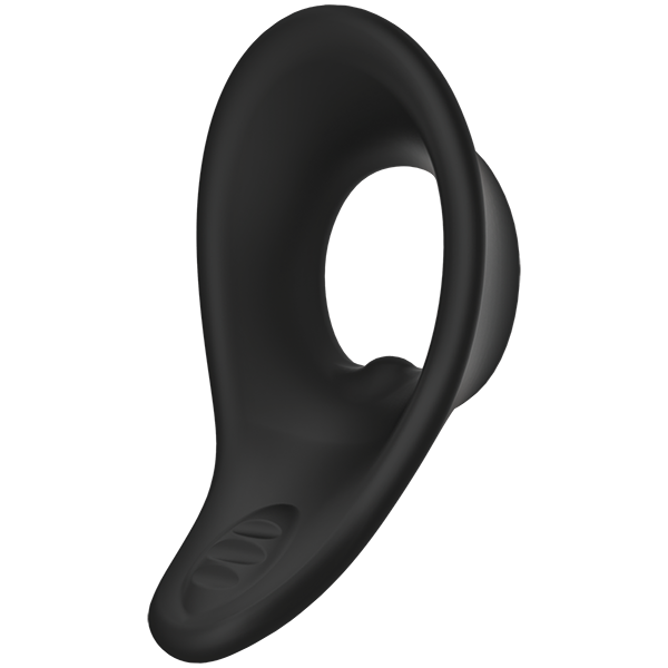 Kink Cock Jock Silicone Cock Ring - Black