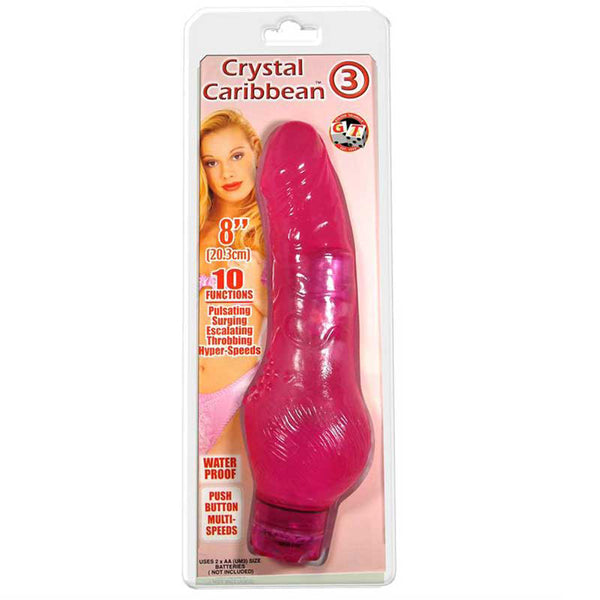 Waterproof Crystal Caribbean #3 10x (Pink)