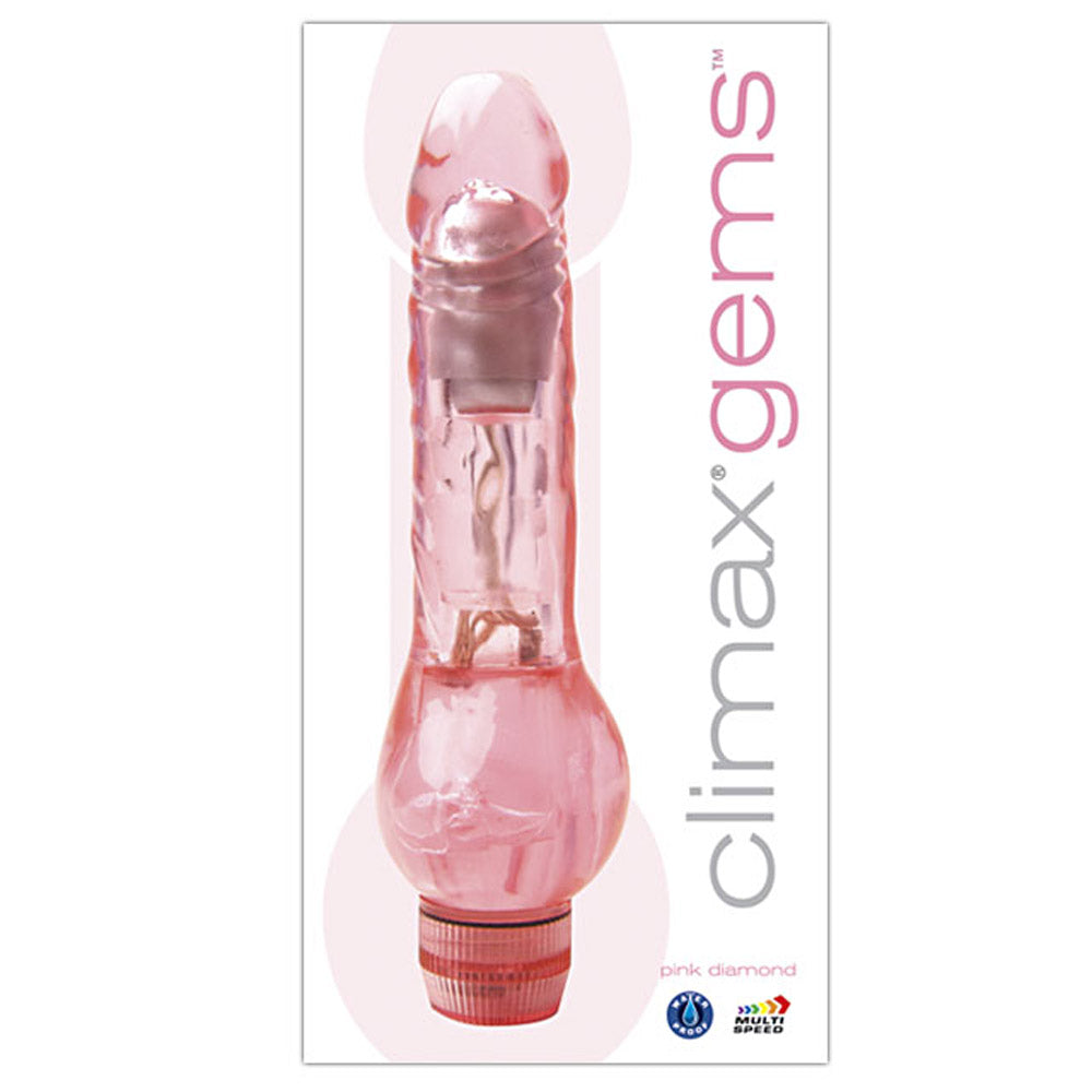 Climax Gems Pink Diamond Vibrator Waterproof