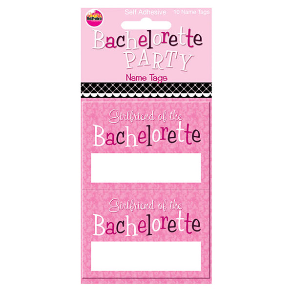 Bachelorette Party Name Tags