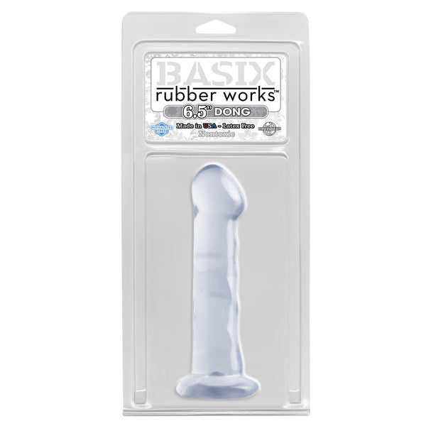 Basix Rubber Works - 6.5" Dong with Suction Cup