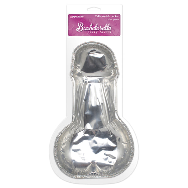 Pipe Dreams Bachelorette Party Favors Disposable Pecker Cake Pans  (11" x 7")