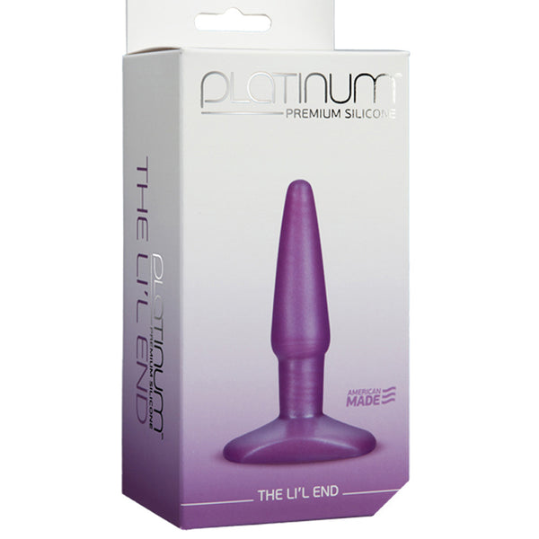 Doc Johnson Platinum Silicone The LiL End Purple