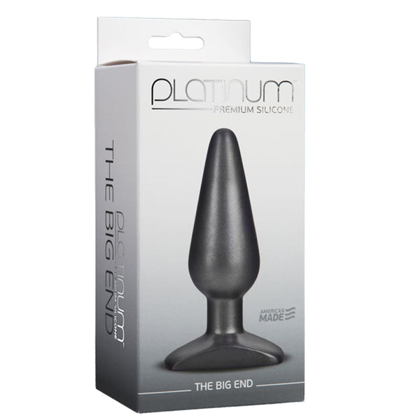 Doc Johnson Platinum Silicone The Big End Charcoal