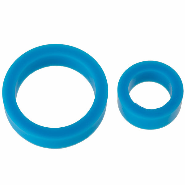 Titanmen Cock Ring Silicone Double Pk-Bl