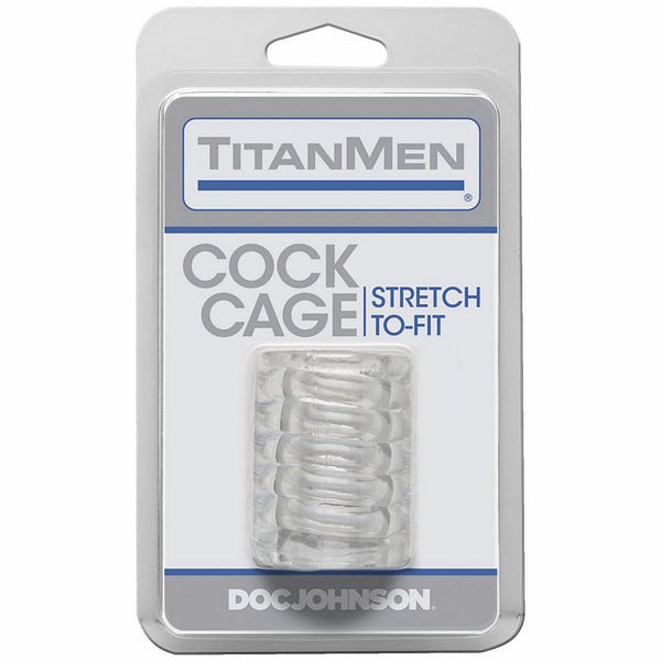 Titanmen Tools Cock Cage - Clear