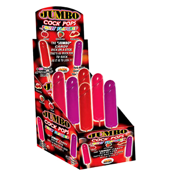 Jumbo Cock Pops Asst Fruit Flavor (6/DP)