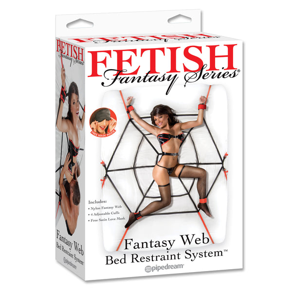 Pipe Dreams Fetish Fantasy Series Fantasy Web Bed Restraint System