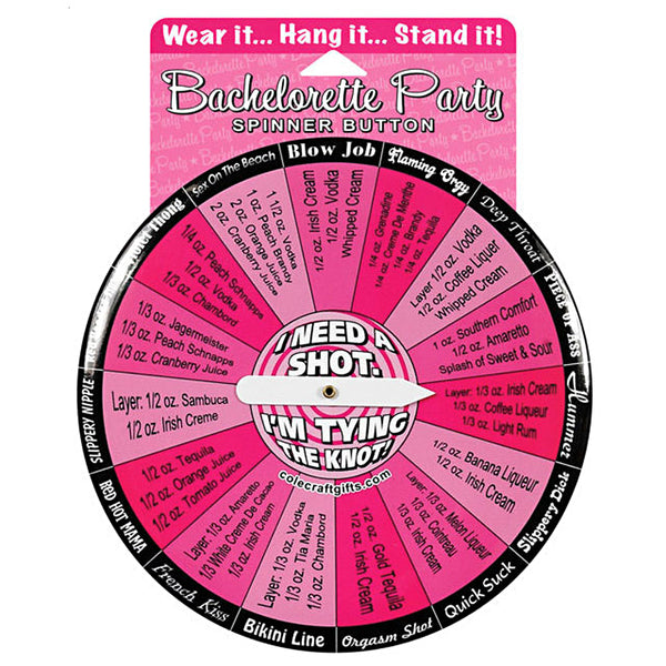 Bachelorette Spinner Button