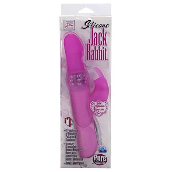 California Exotic Premium Silicone Jack Rabbit - Pink