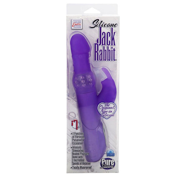 California Exotic Premium Silicone Jack Rabbit - Purple