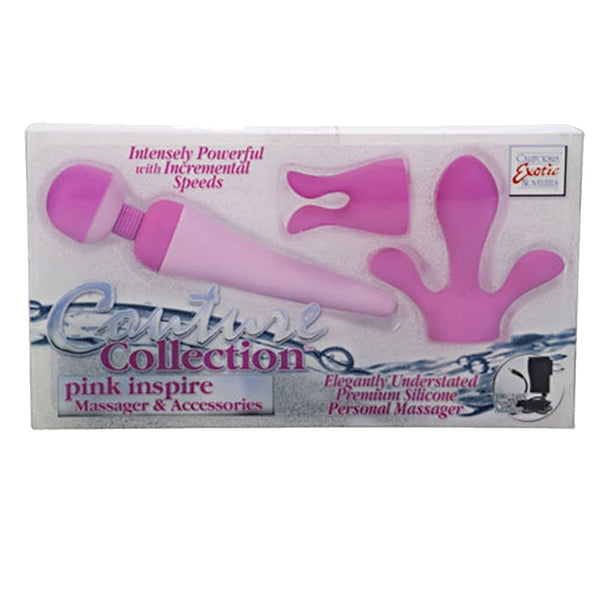 California Exotic Couture Collection  Pink Inspire with Attachments