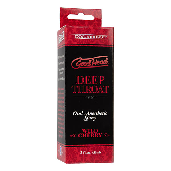 Doc Johnson GoodHead Deep Throat Spray - Cherry