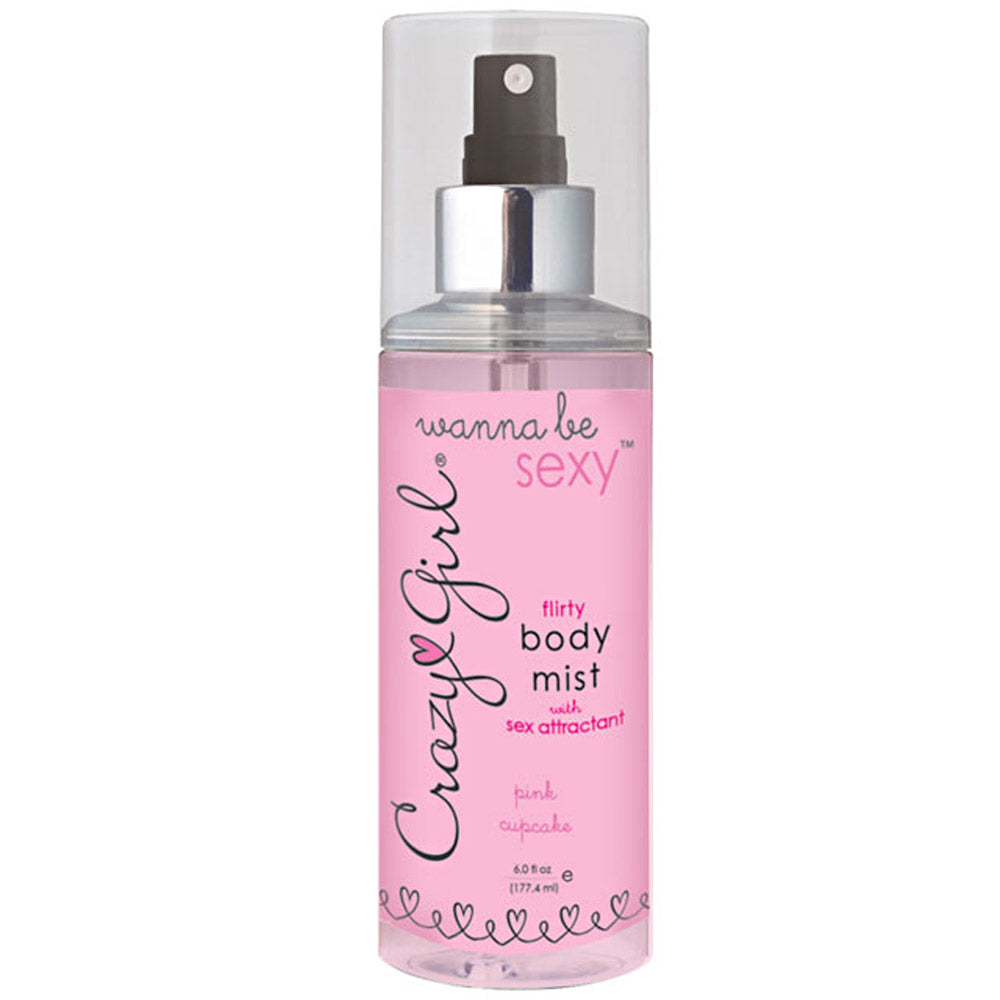 Crazy Girl Body Mist Pink Cupcake 6oz - (PACK OF 2)