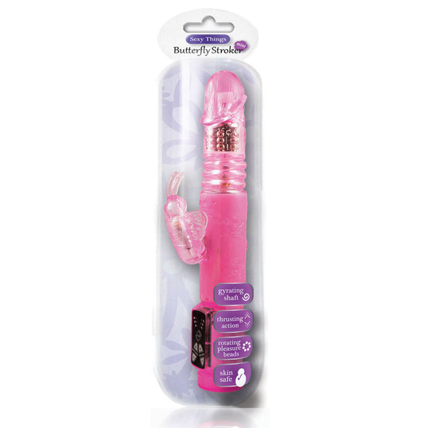 Blush Butterfly Stroker Mini Pink