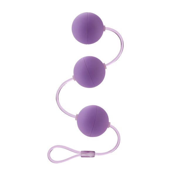 California Exotic First Time Love Balls Triple Lover - Purple