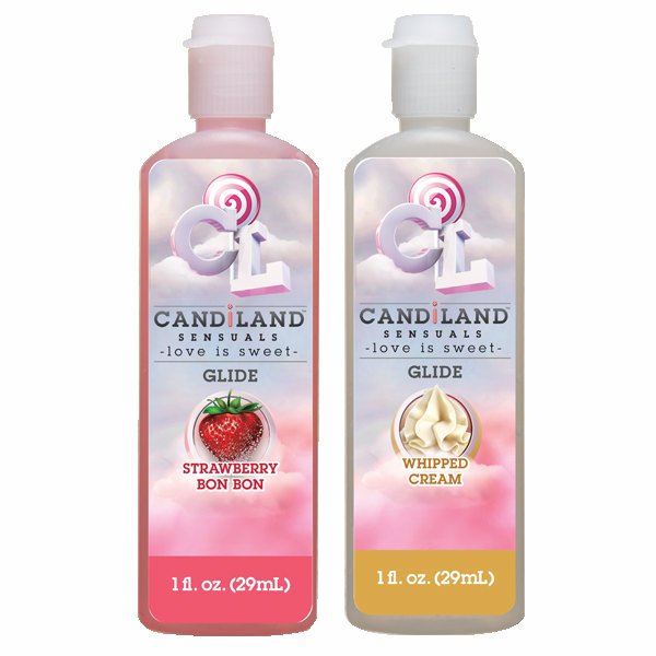 CandiLand 2pk Glides 1oz Strawberry & Whipped Cream