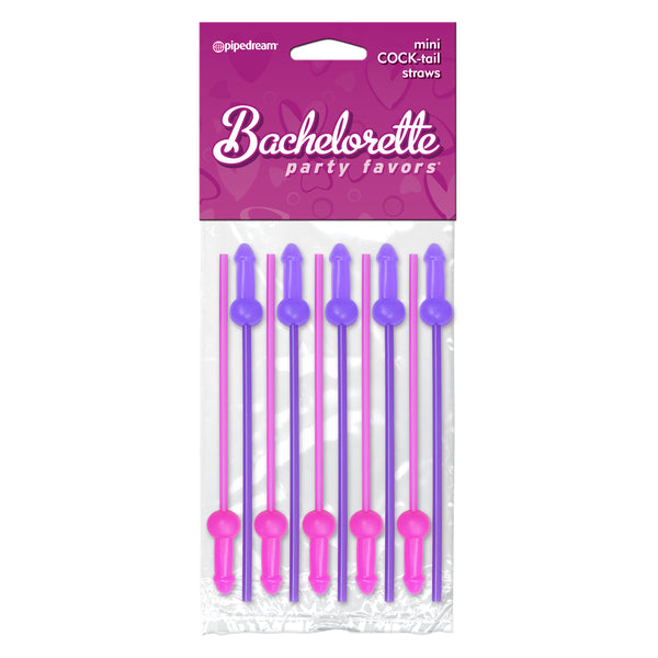 Pipe Dreams Bachelorette Party Favors Mini COCK-Tail Straws