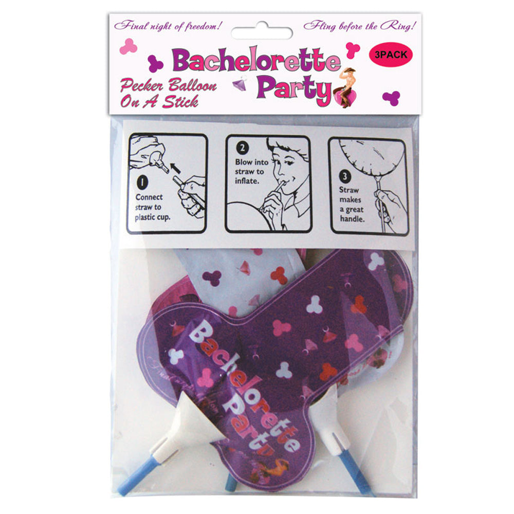Bachelorette Foil Balloon On a Stick (3)