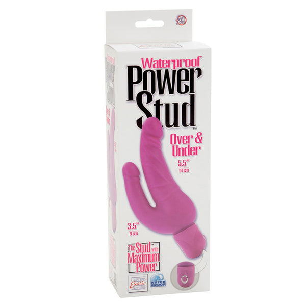 California Exotic Waterproof Power Stud Over & Under - Pink