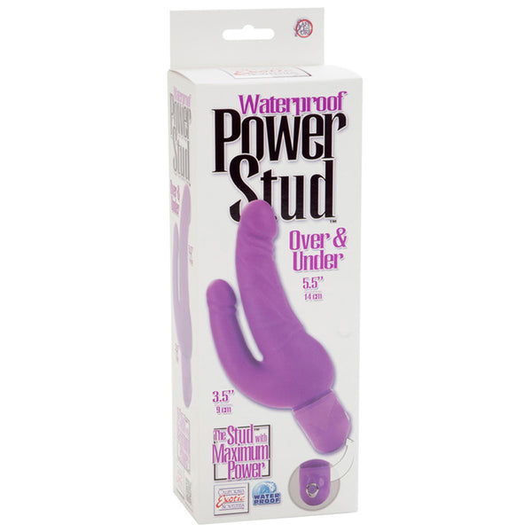 California Exotic Waterproof Power Stud Over & Under - Purple