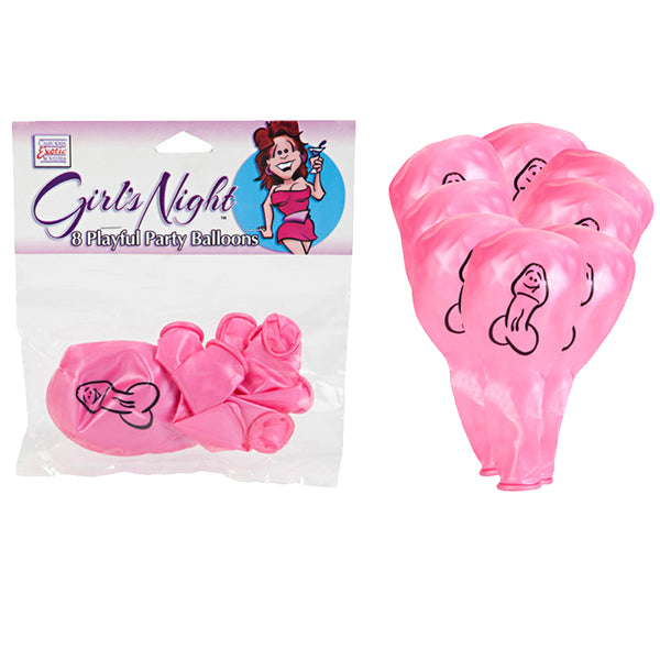 California Exotic Girl's Night Playful Party Balloons