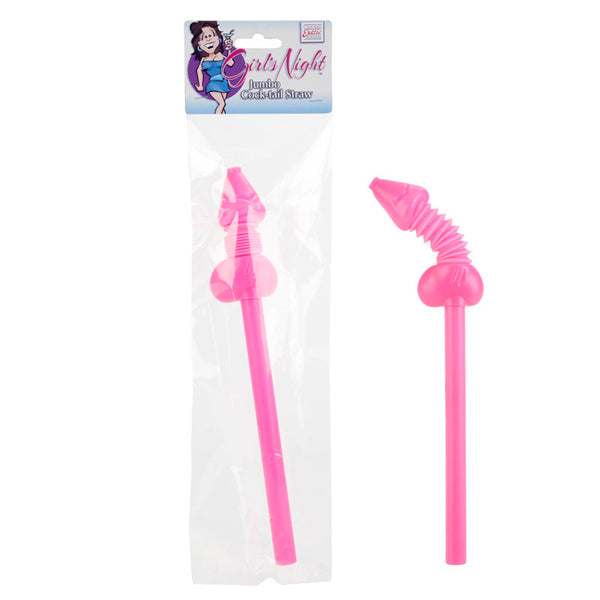 CalExotics Girl’s Night™ Jumbo Cock-Tail Straw - Pink