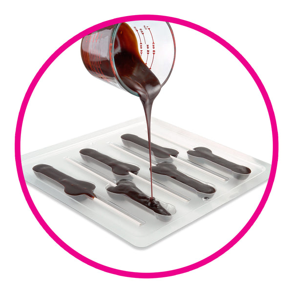 Pipe Dreams Bachelorette Party Favors Pecker Lollipop Mold - (PACK OF 2)