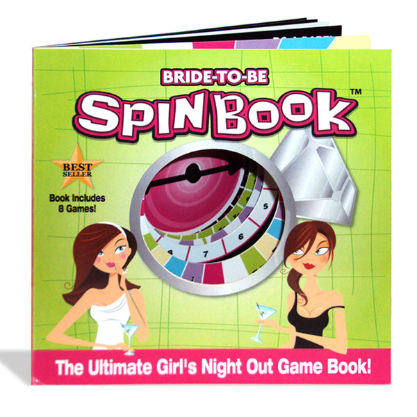 Bachelorette Party Bride To Be Spin Book Game Book