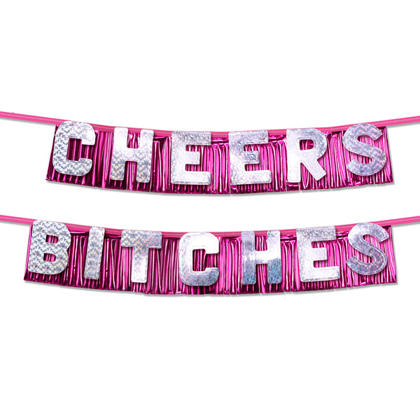 Pipe Dreams Bachelorette Party Favors "Cheers Bitches" Party Banner
