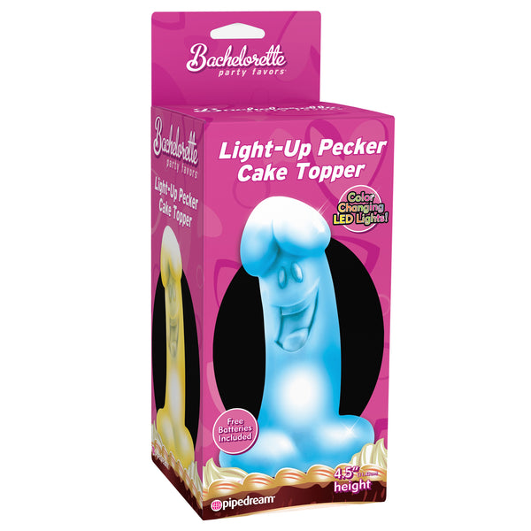 Pipe Dreams Bachelorette Party Favors Light-Up Pecker Cake Topper