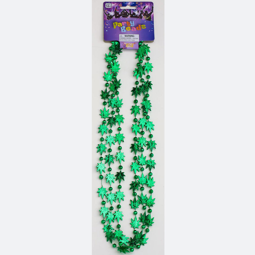 Marajuana Leaf Beads(3/per)