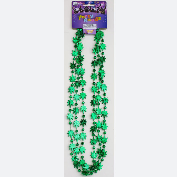 Marajuana Leaf Beads(3/per)