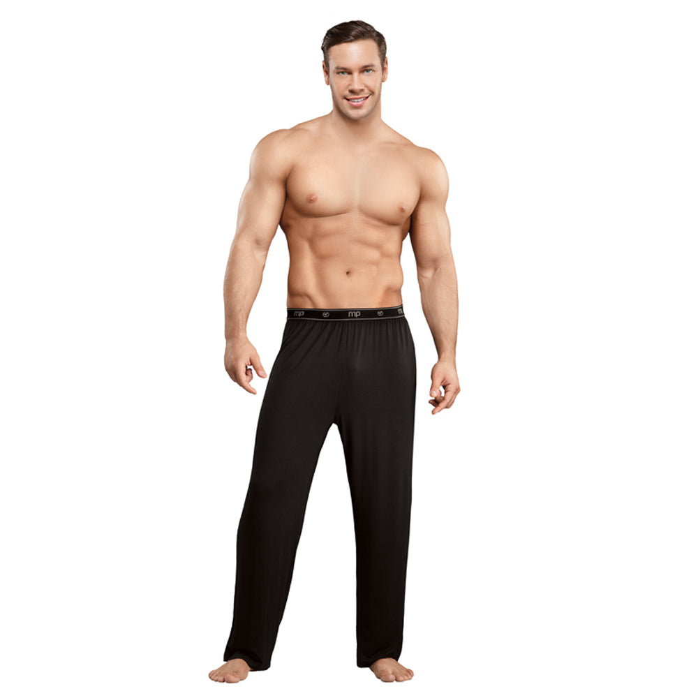 Male Power Bamboo Lounge Pant Black Med