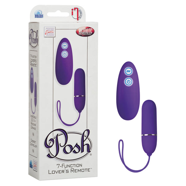 California Exotic Posh 7-Function Lover's Remote - Purple